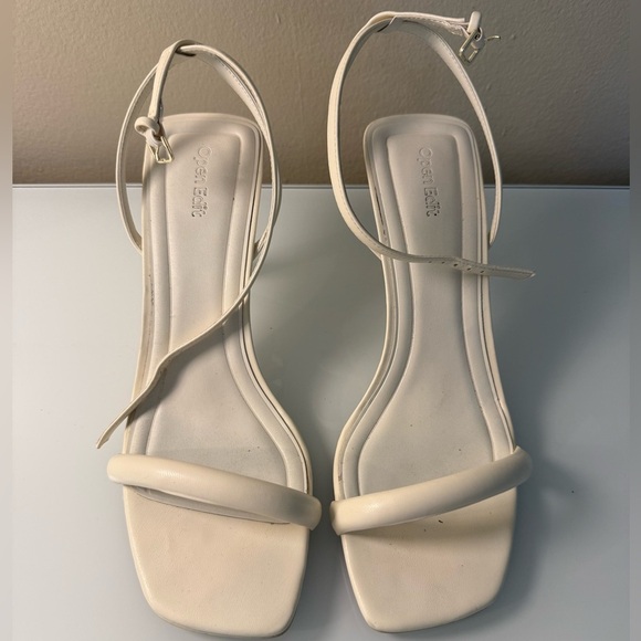 Open Edit Shoes - Women's Cream Sandals